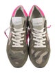 Philippe Model Suede Camouflage Print Sneakers