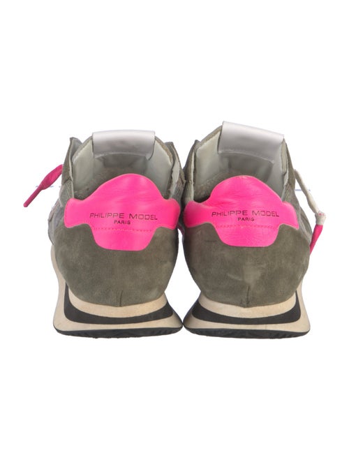Philippe Model Suede Camouflage Print Sneakers