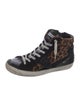 Philippe Model Ponyhair Animal Print Sneakers