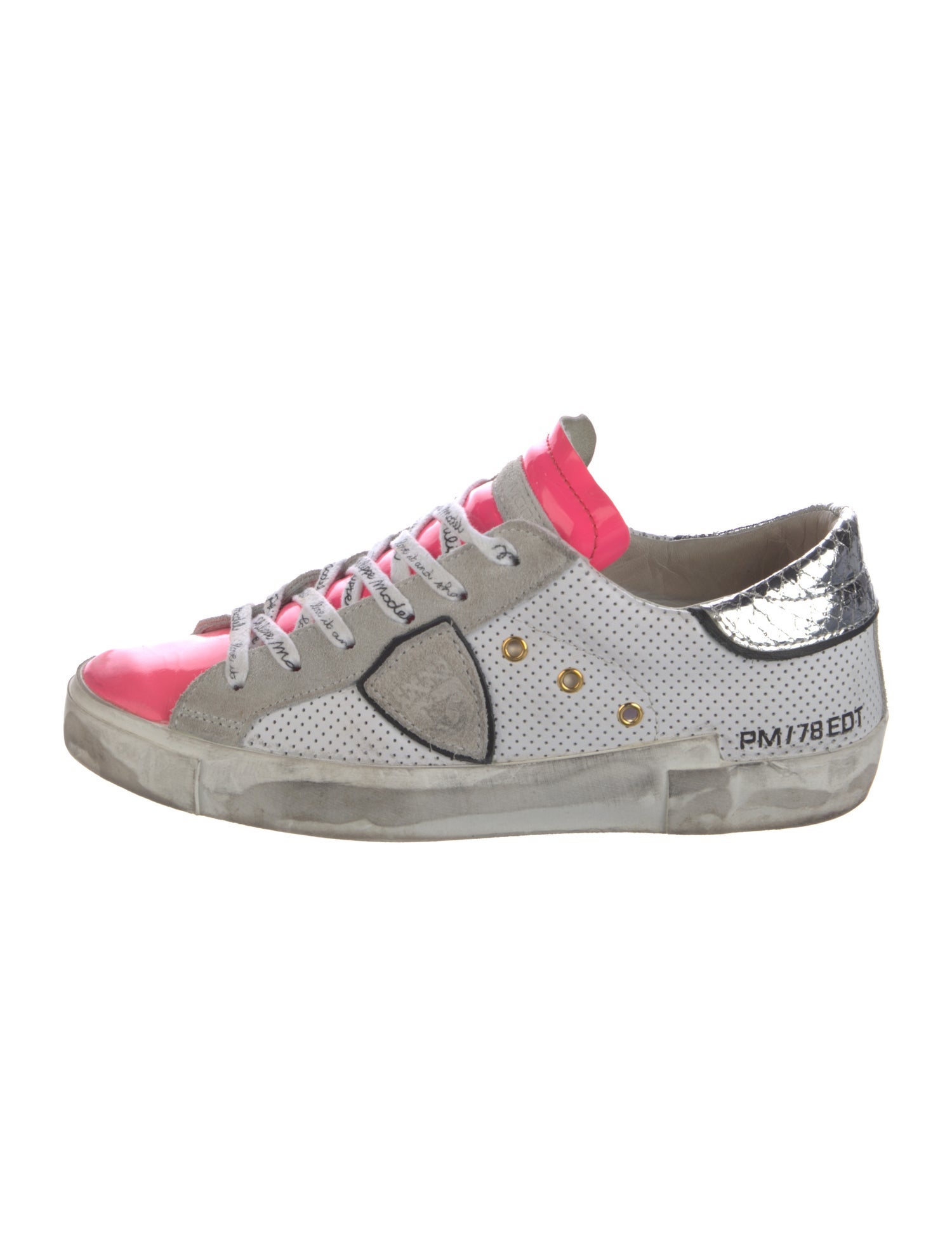 Philippe Model Leather Printed Sneakers