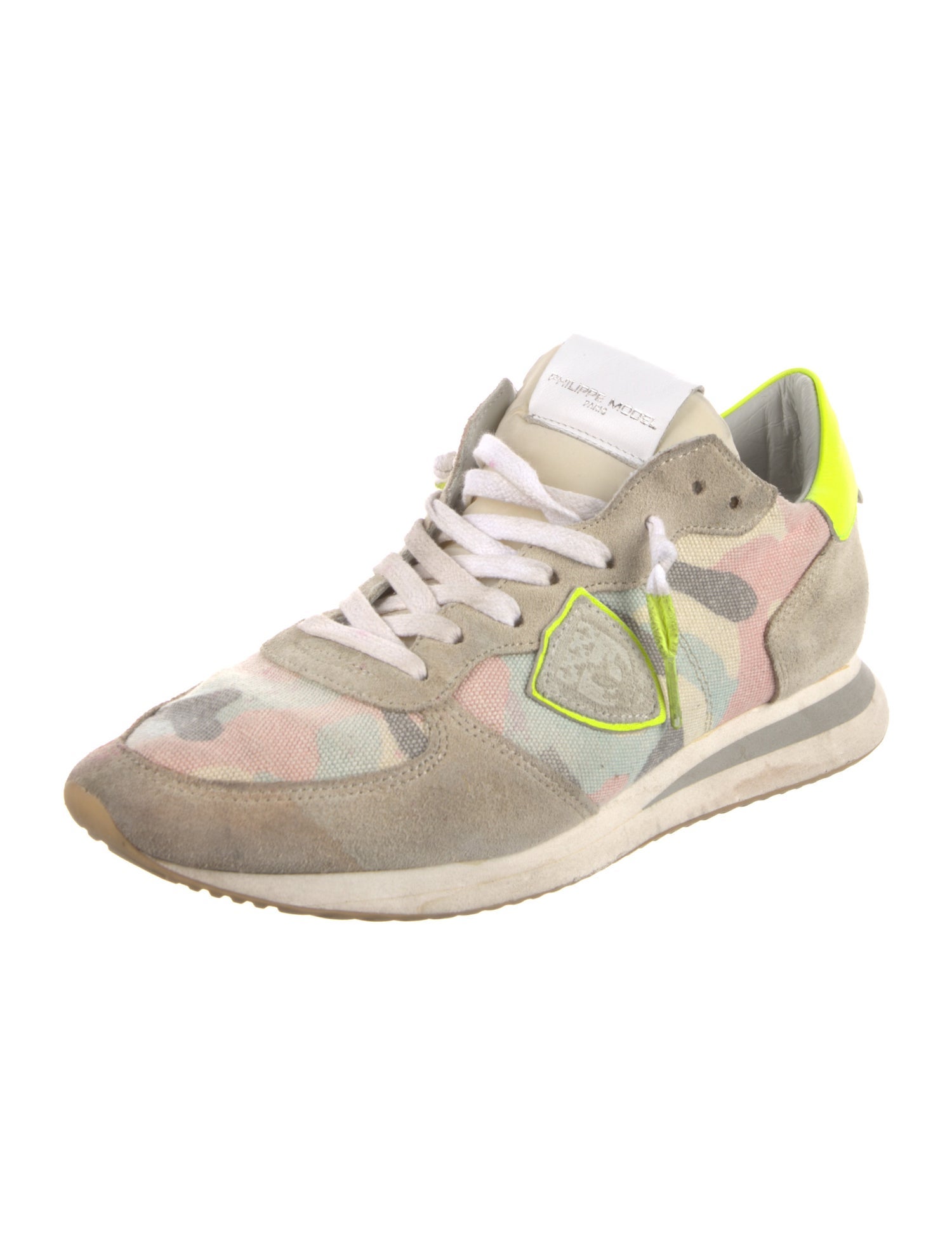 Philippe Model Suede Printed Sneakers