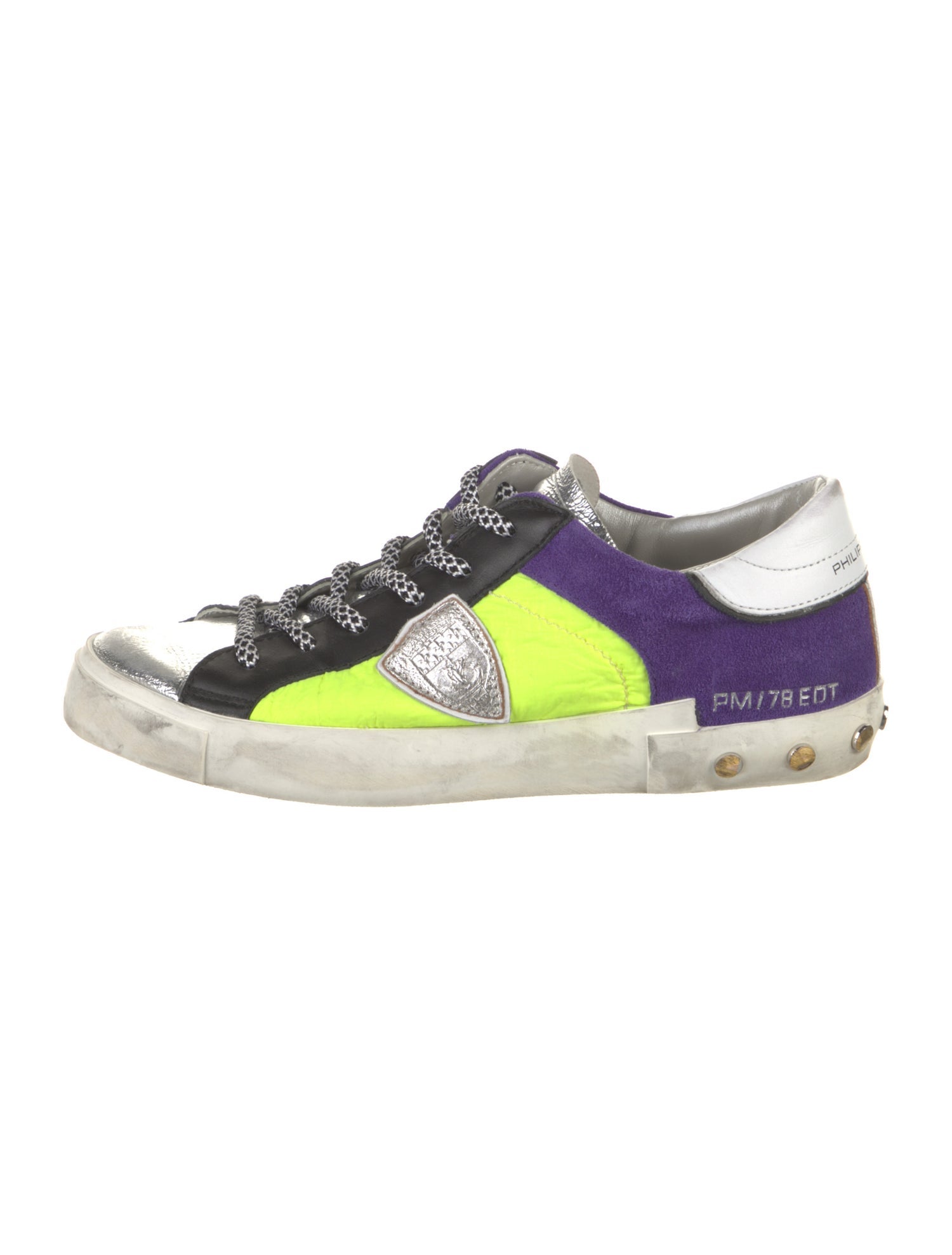 Philippe Model Leather Printed Sneakers