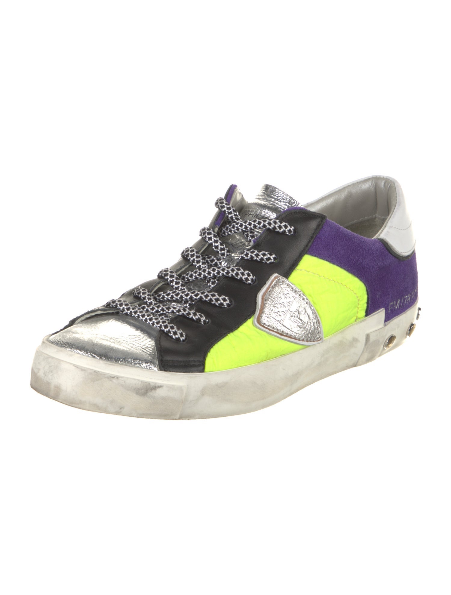 Philippe Model Leather Printed Sneakers