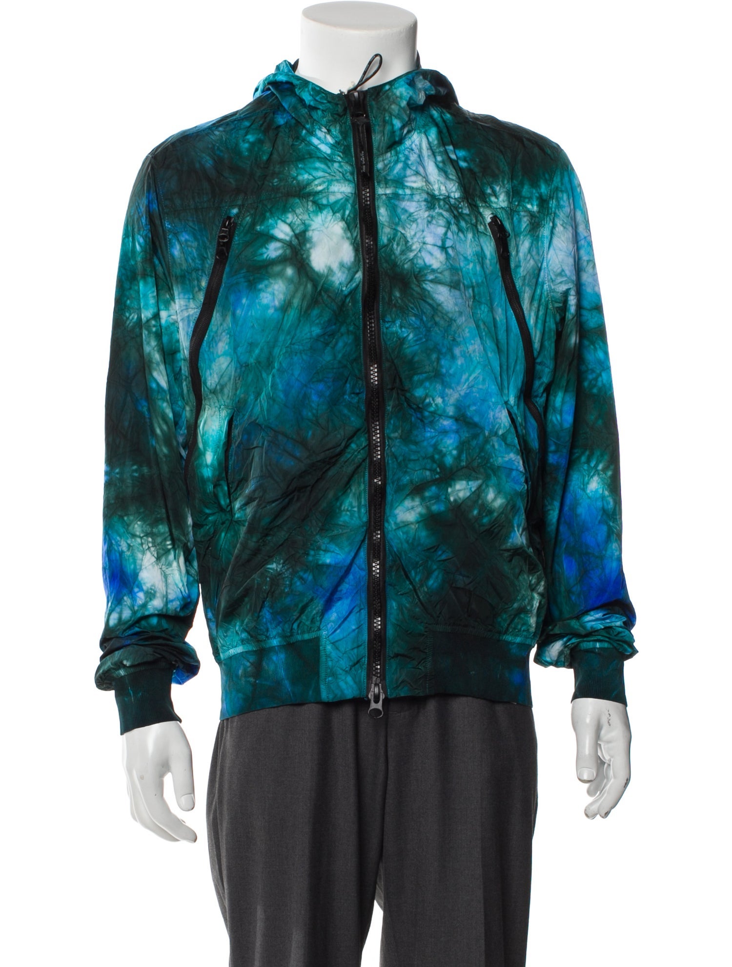 Pmds Premium Mood Denim Superior Graphic Print Windbreaker