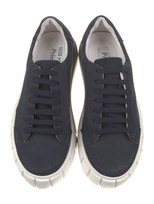 Primury Suede Colorblock Pattern Sneakers