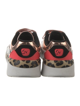 Puma x Sophia Webster Patent Leather Animal Print Sneakers