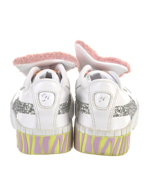 Puma x Sophia Webster Leather Glitter Accents Athletic Sneakers