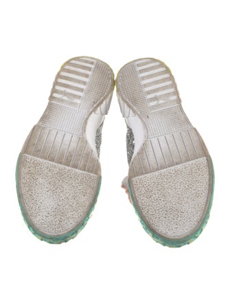 Puma x Sophia Webster Leather Glitter Accents Athletic Sneakers