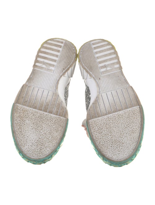 Puma x Sophia Webster Leather Glitter Accents Athletic Sneakers