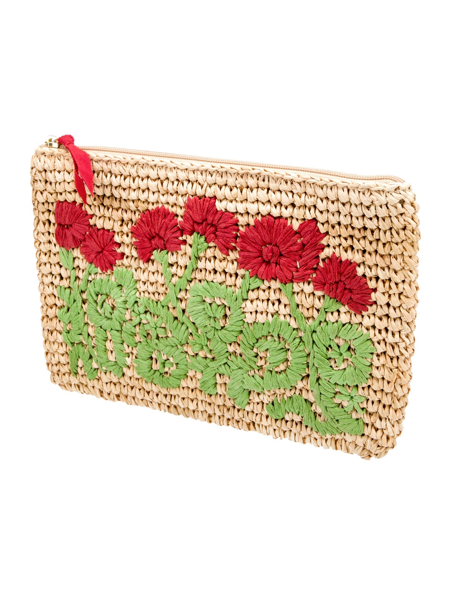 Pamela Munson Raffia Minaudière