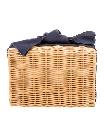 Pamela Munson Clutches Rattan Suitcase