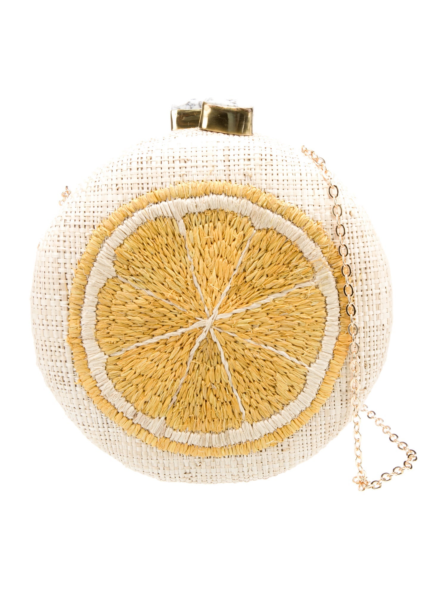 Pamela Munson Raffia Minaudière w/ Tags