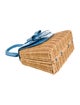 Pamela Munson Rattan Top Handle Bag