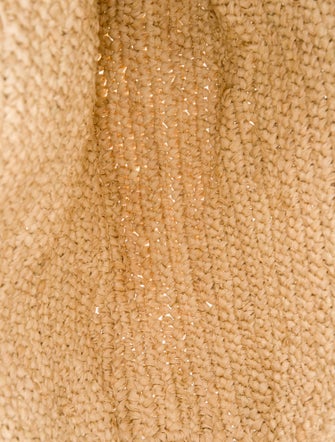 Pamela Munson Straw Weekender Bag