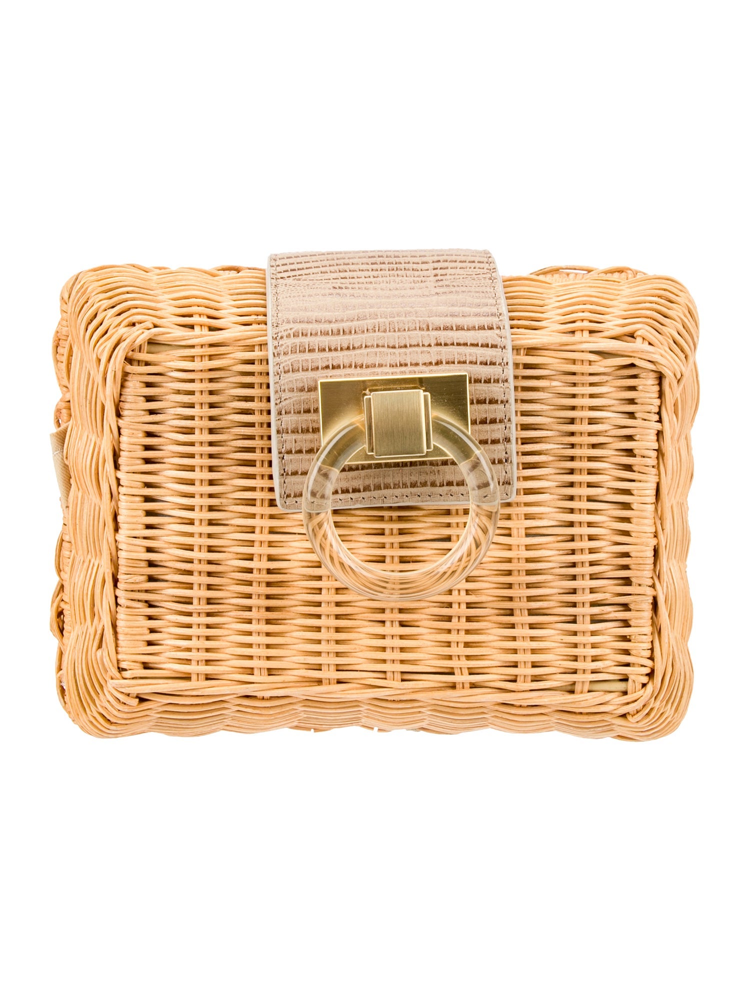 Pamela Munson Raffia Minaudière