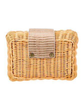 Pamela Munson Raffia Minaudière