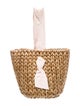 Pamela Munson Straw Bucket Bag