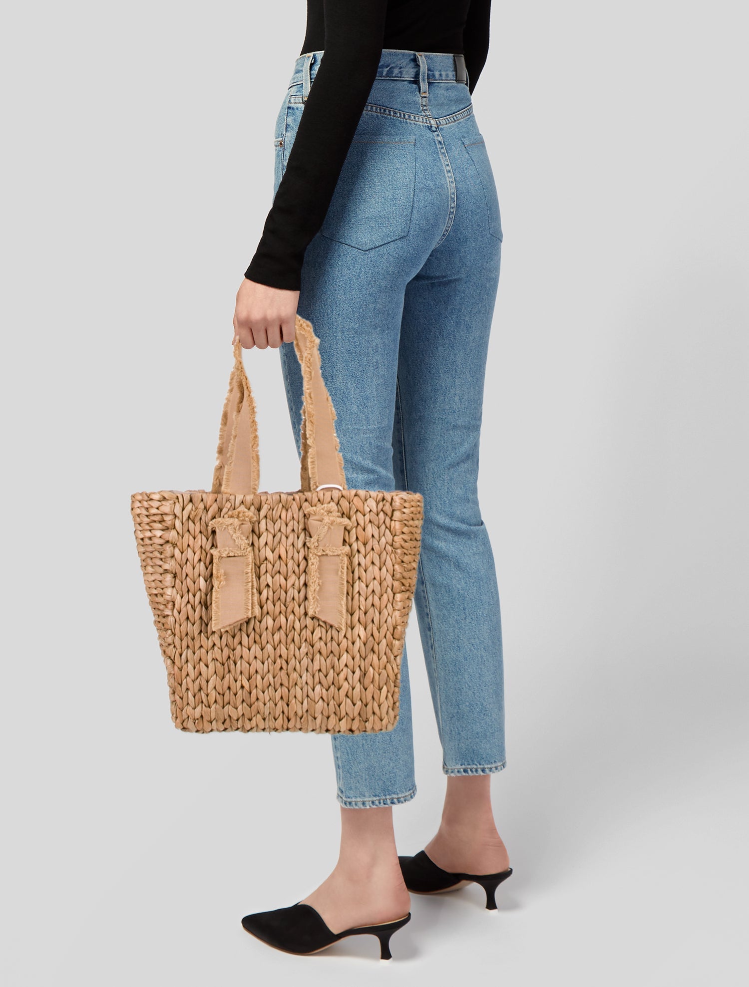 Pamela Munson Raffia Tote w/ Tags