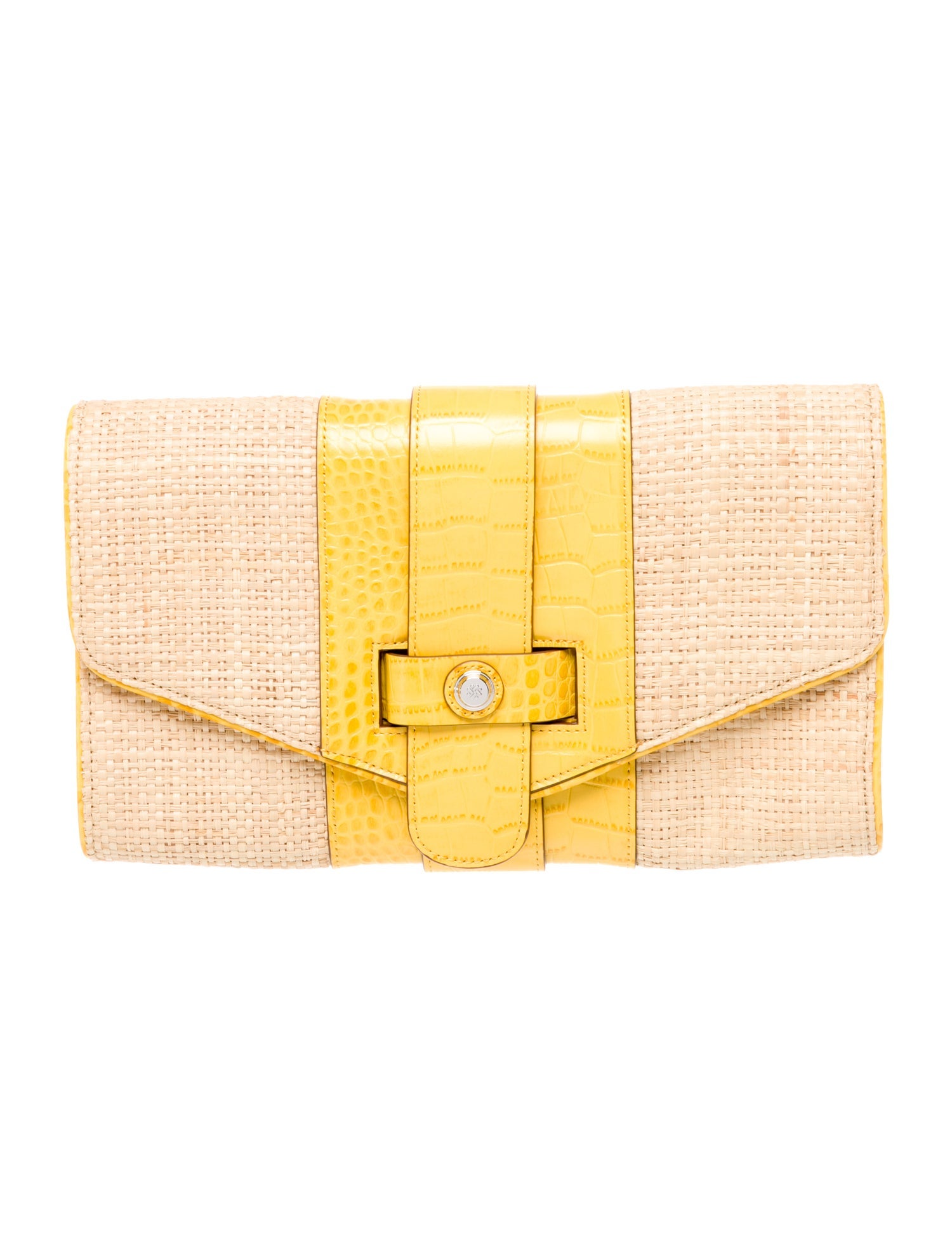 Pamela Munson Raffia Clutch