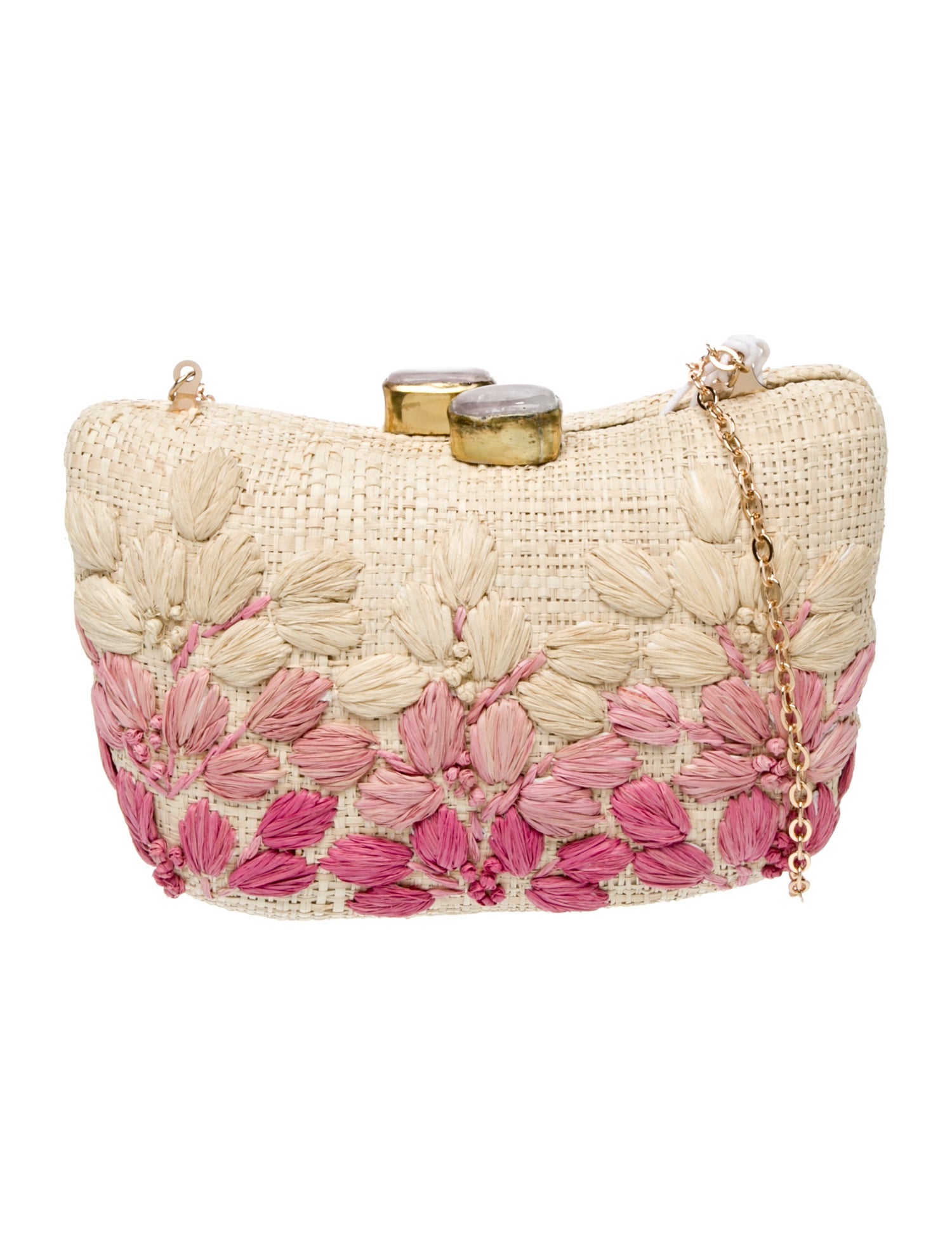 Pamela Munson Straw Minaudière