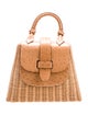 Pamela Munson Rattan Top Handle Bag