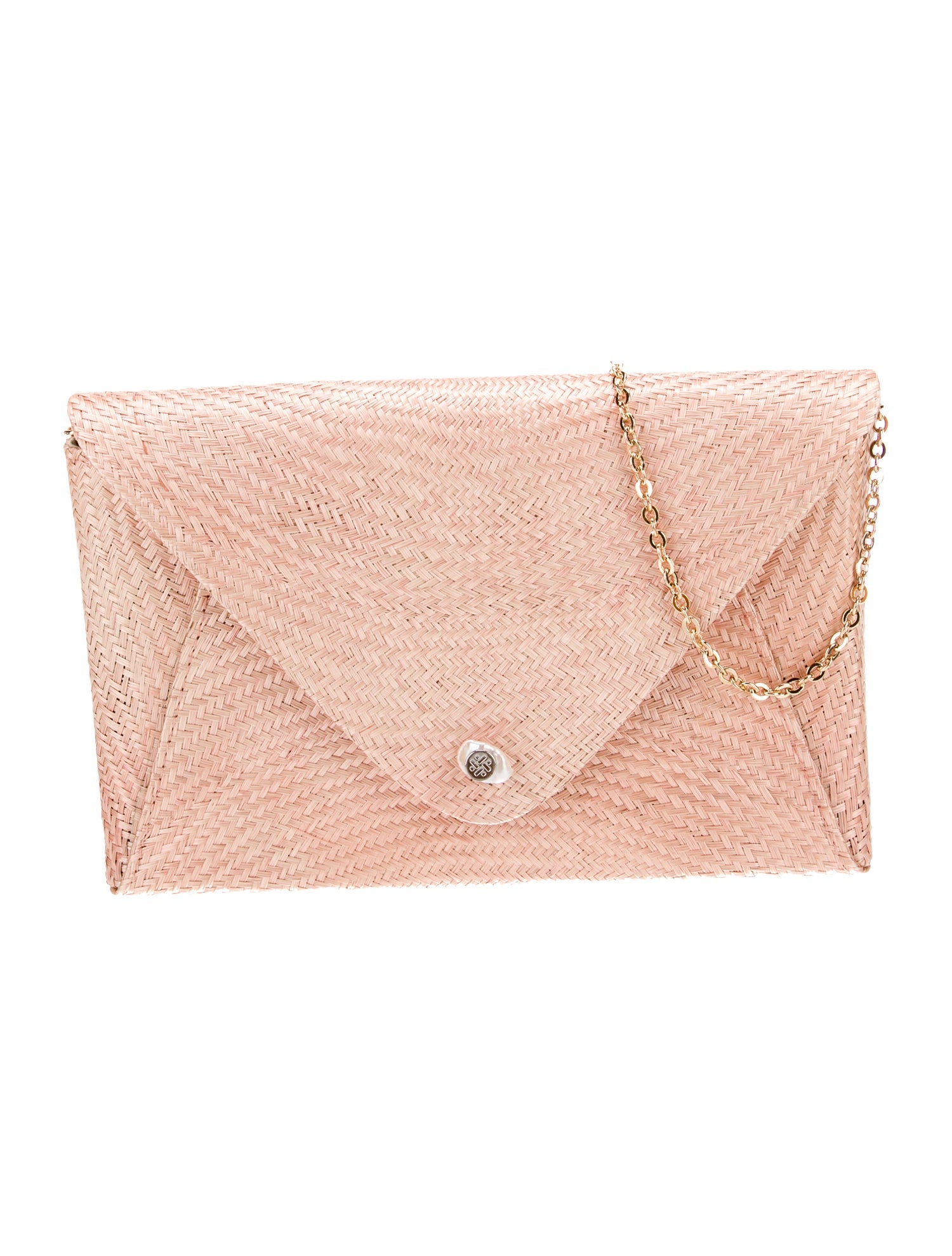 Pamela Munson Raffia Clutch w/ Tags
