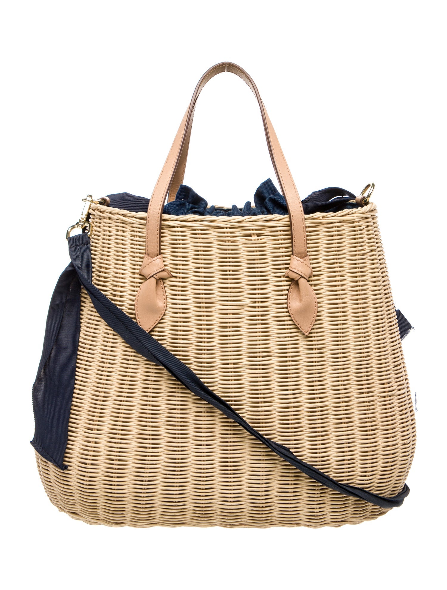 Pamela Munson Wicker Bucket Bag