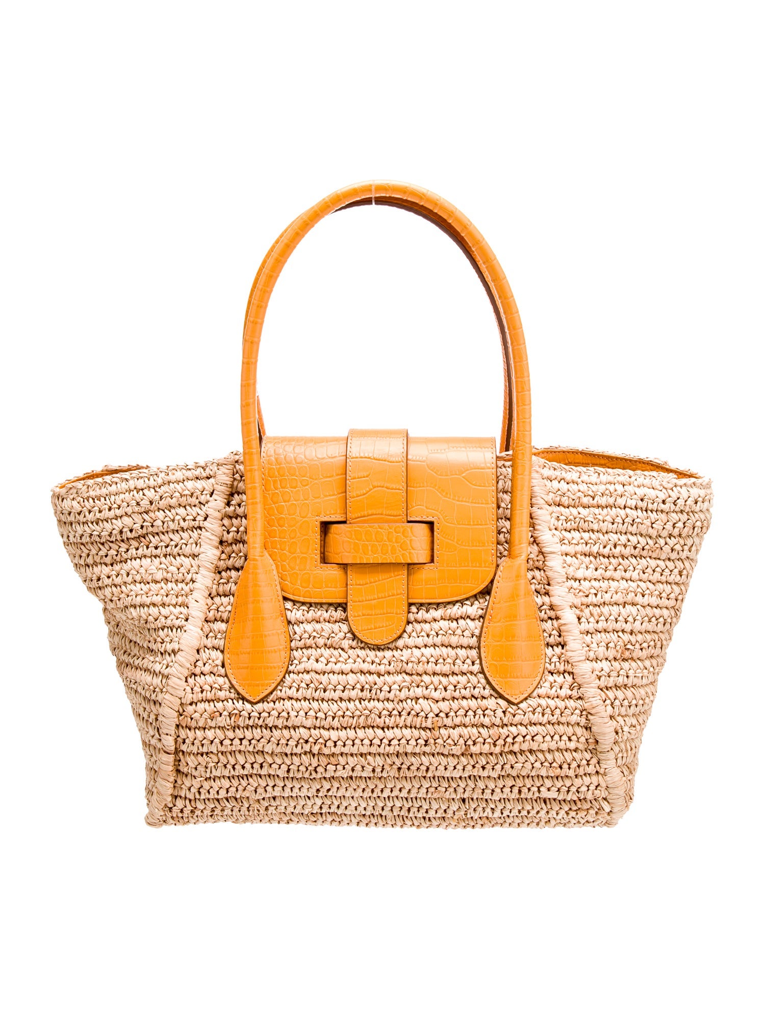 Pamela Munson Raffia Tote
