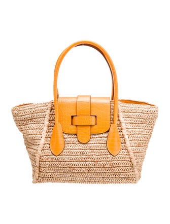 Pamela Munson Raffia Tote