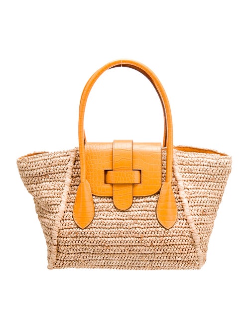 Pamela Munson Raffia Tote