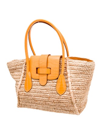 Pamela Munson Raffia Tote