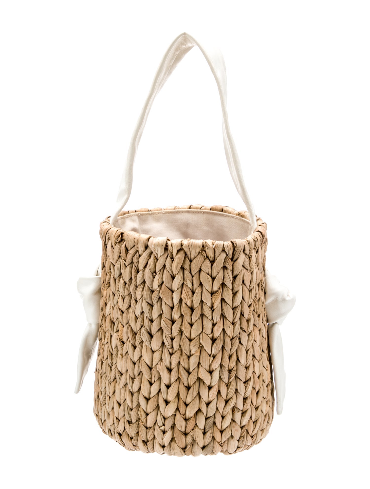 Pamela Munson Straw Top Handle Bag