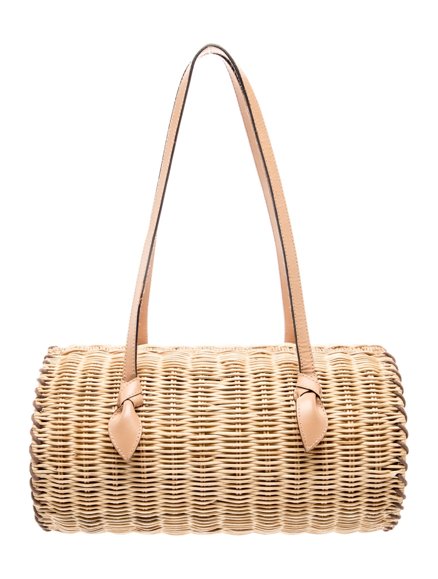 Pamela Munson Wicker Shoulder Bag