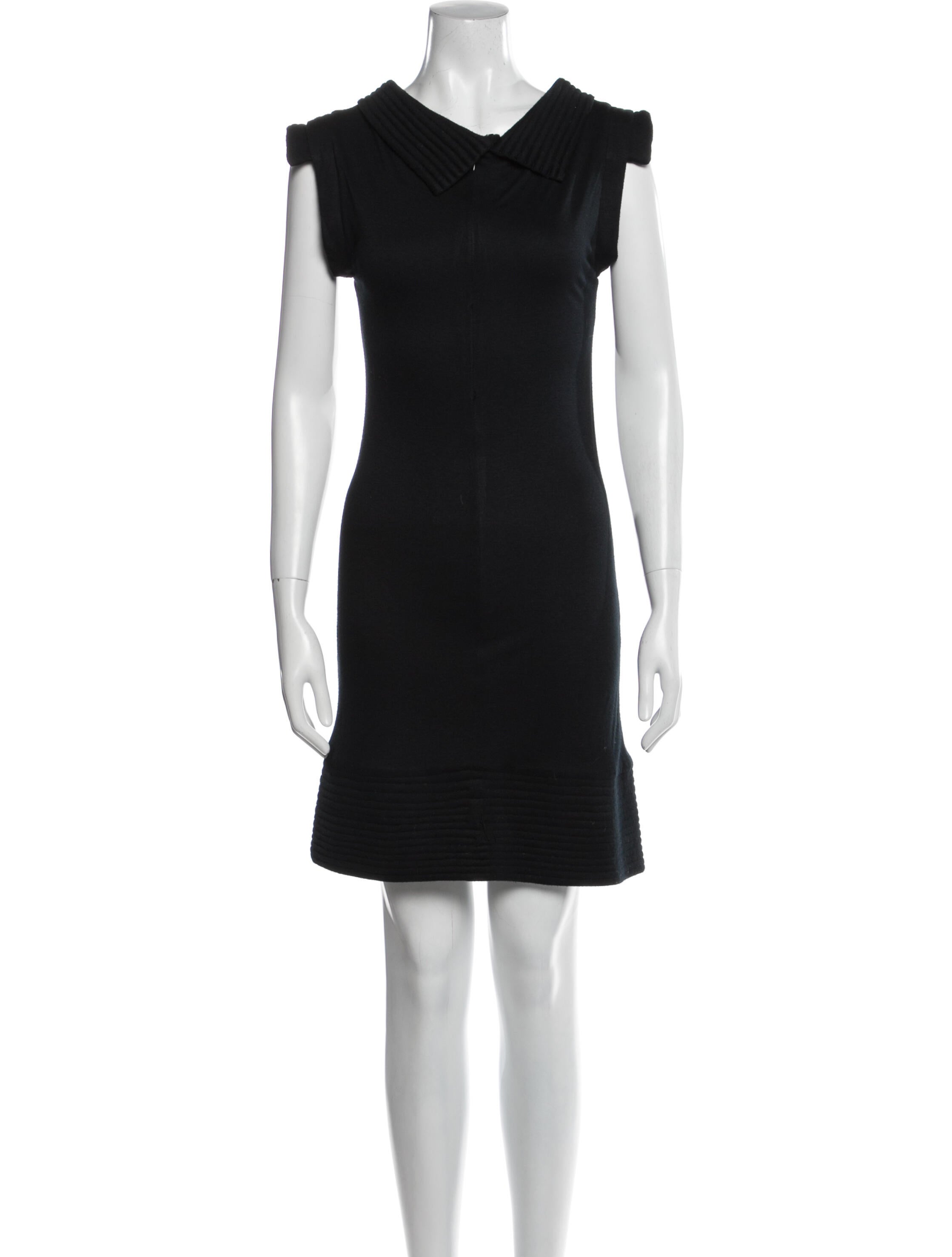 Preen Line V-Neck Mini Dress