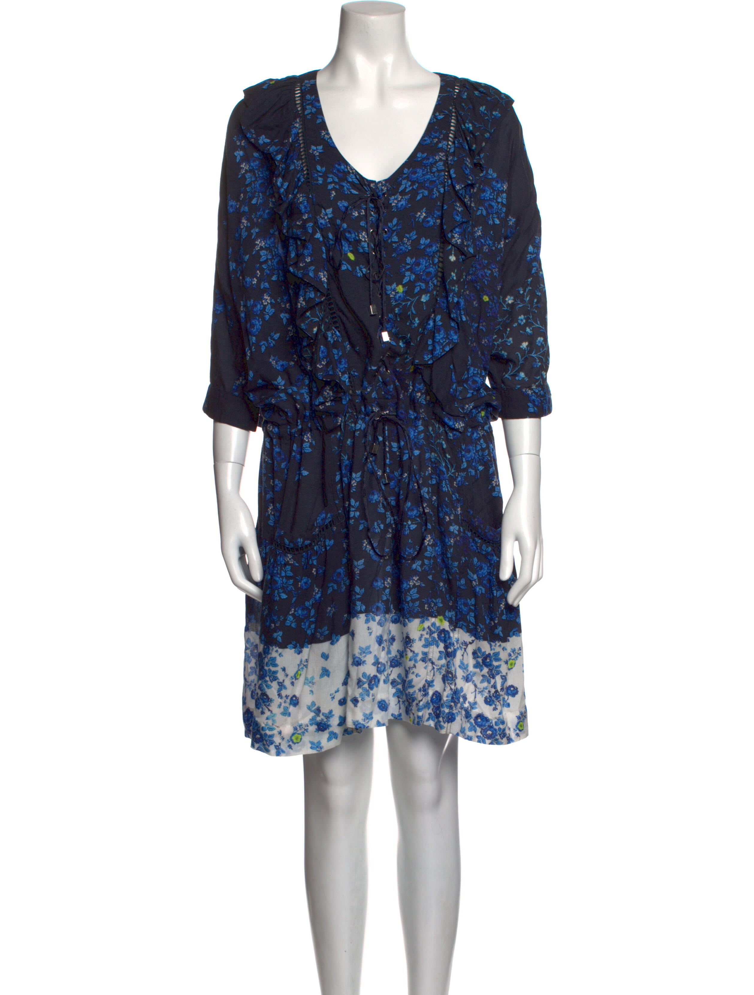 Preen Line Printed Knee-Length Dress