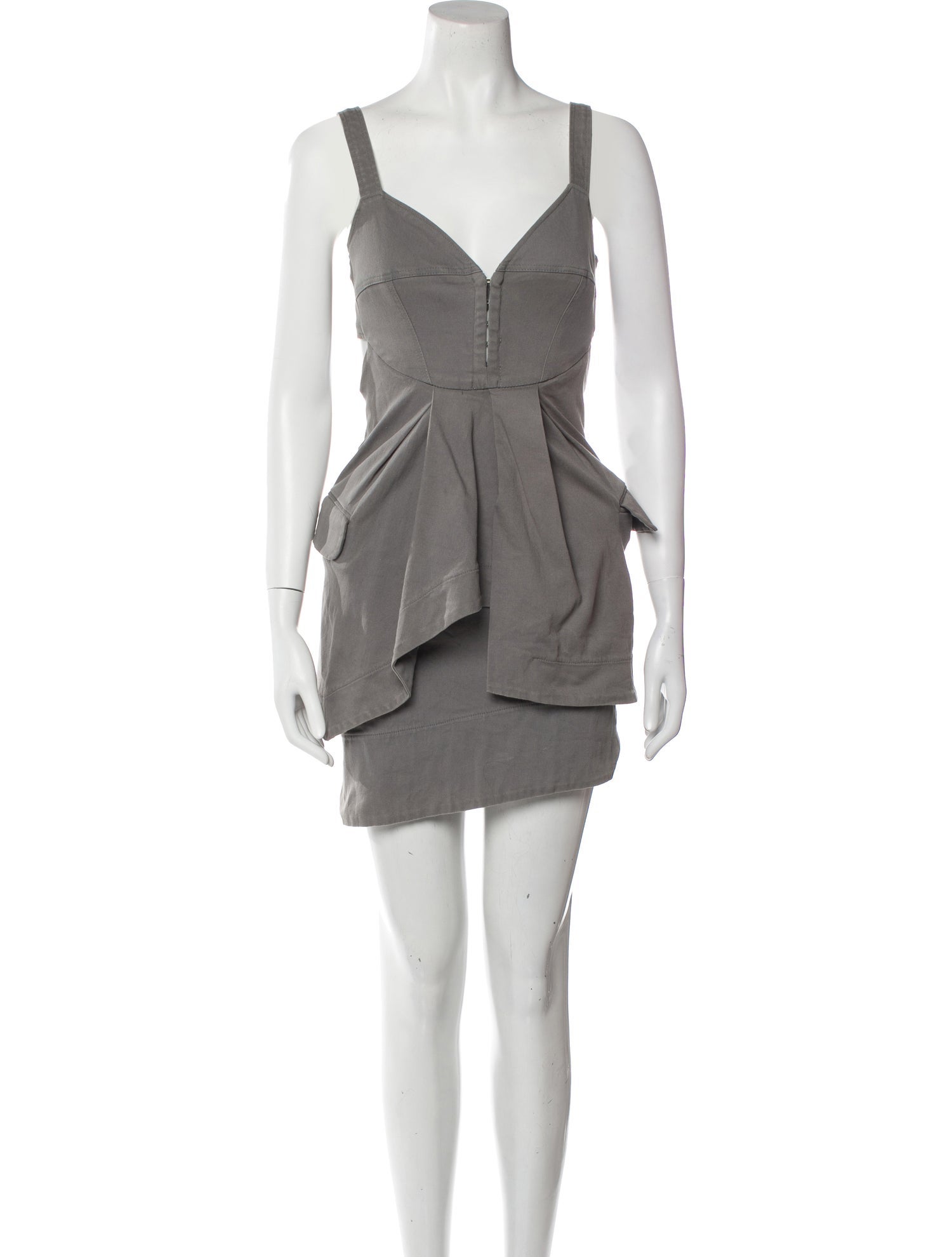 Preen Line V-Neck Mini Dress