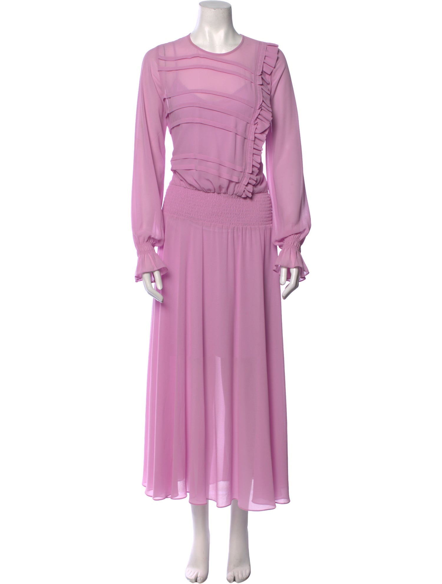Preen Line Crew Neck Long Dress