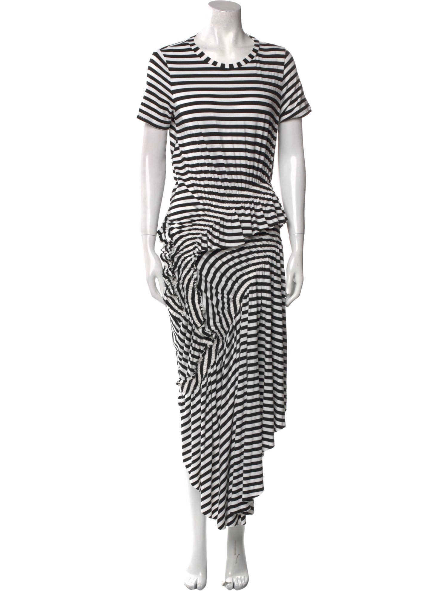 Preen Line Striped Long Dress
