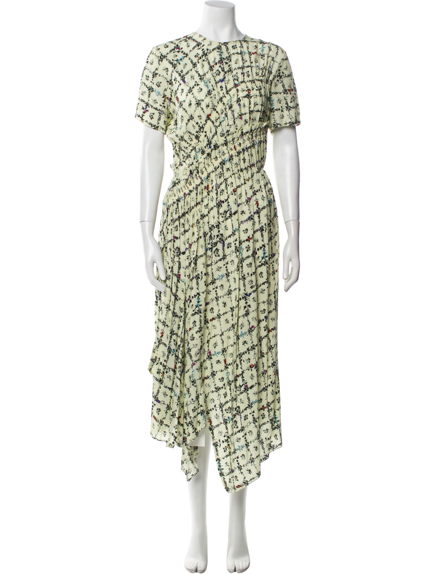 Preen Line Floral Print Long Dress