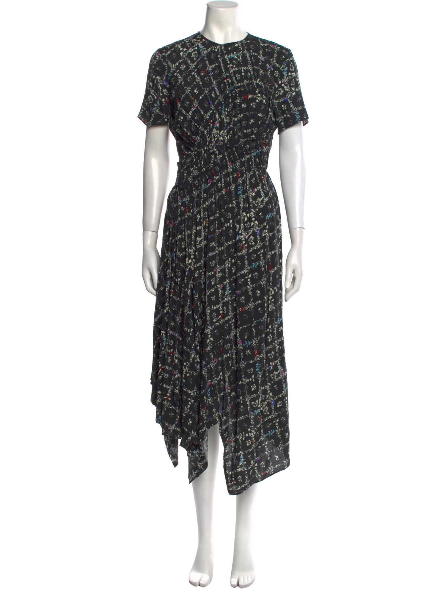 Preen Line Floral Print Long Dress