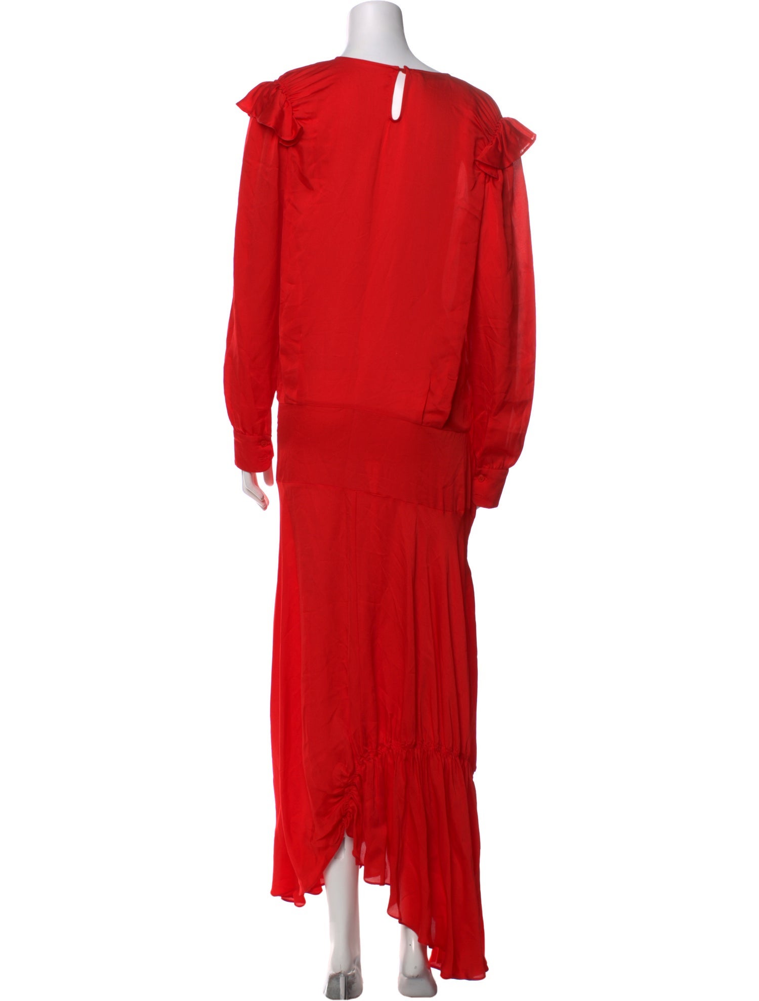 Preen Line Crew Neck Midi Length Dress