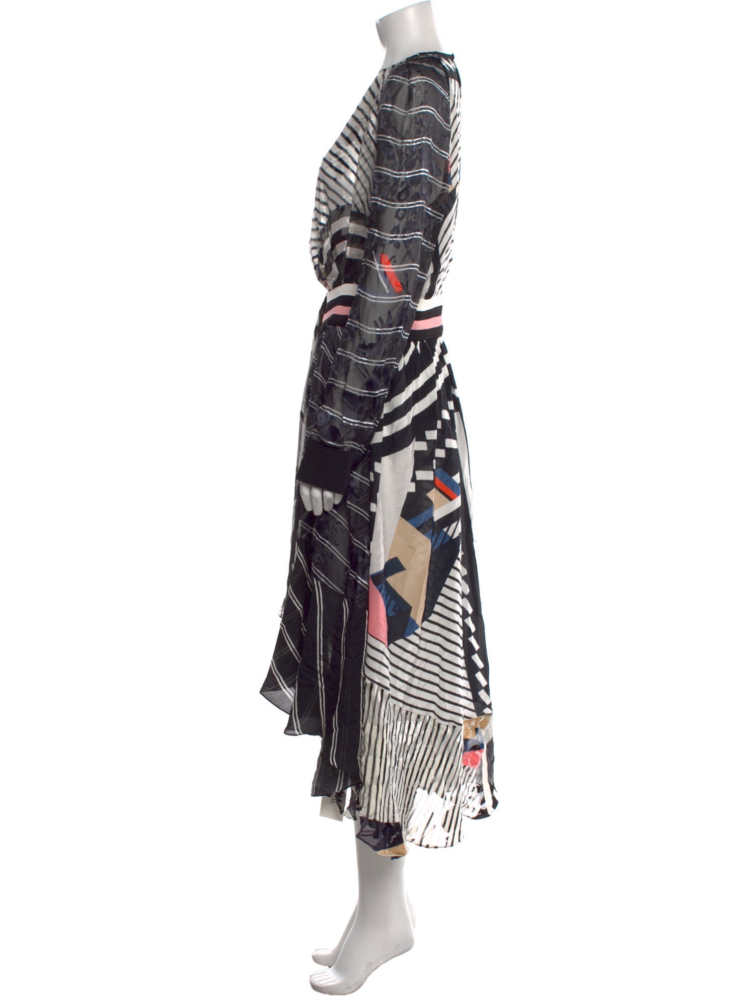 Preen Line Printed Midi Length Dress