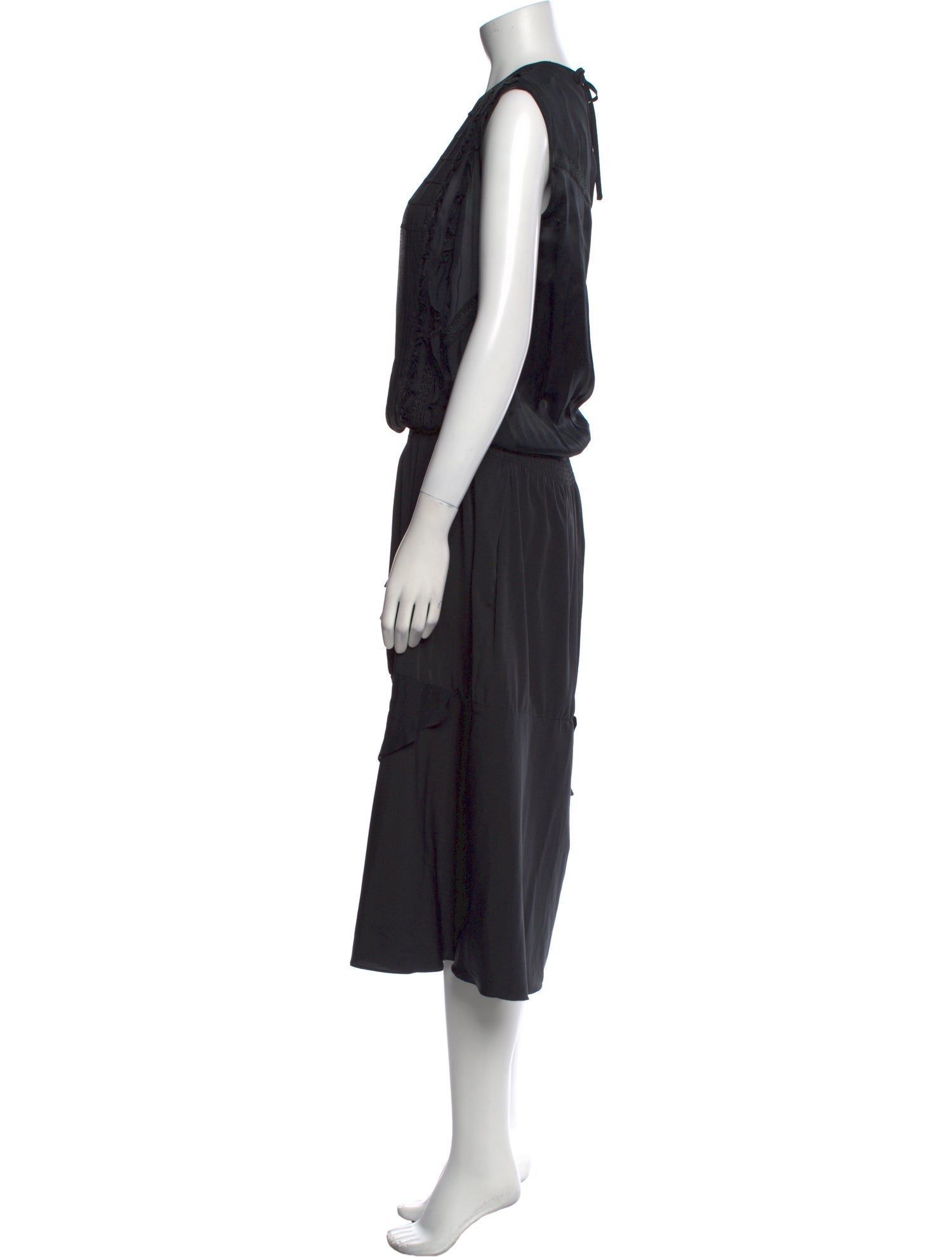 Preen Line Silk Midi Length Dress