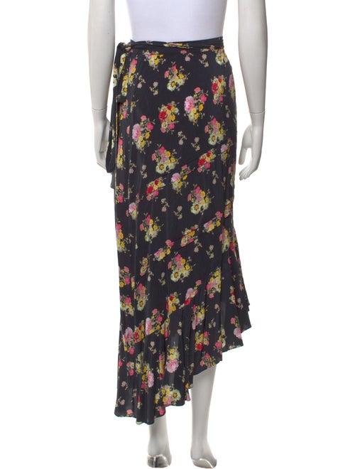 Preen Line Floral Print Midi Length Skirt