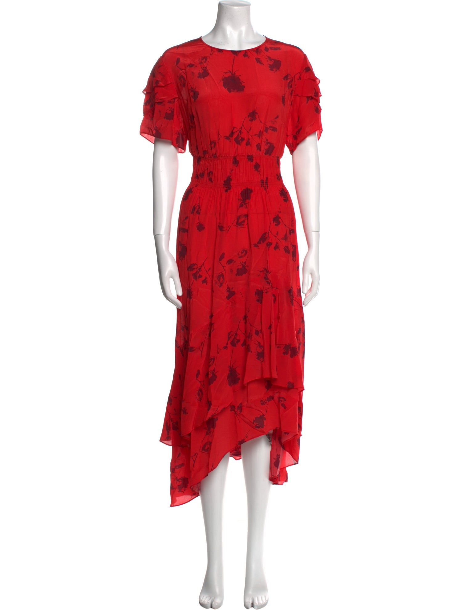 Preen Line Floral Print Long Dress