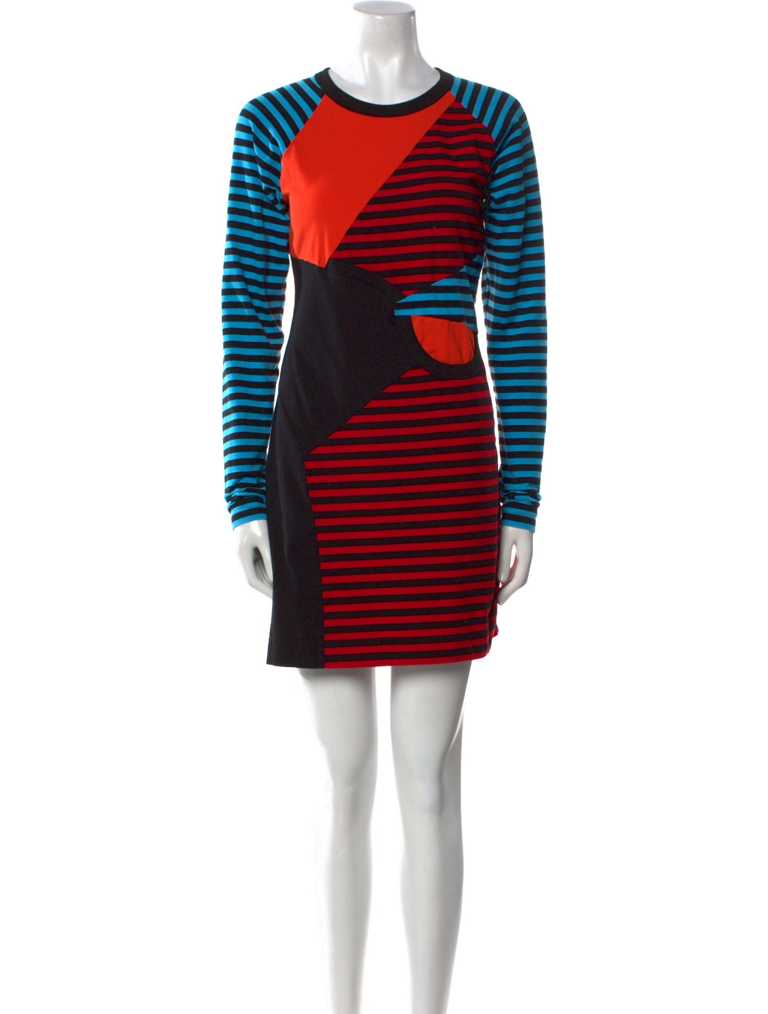 Preen Line Striped Mini Dress