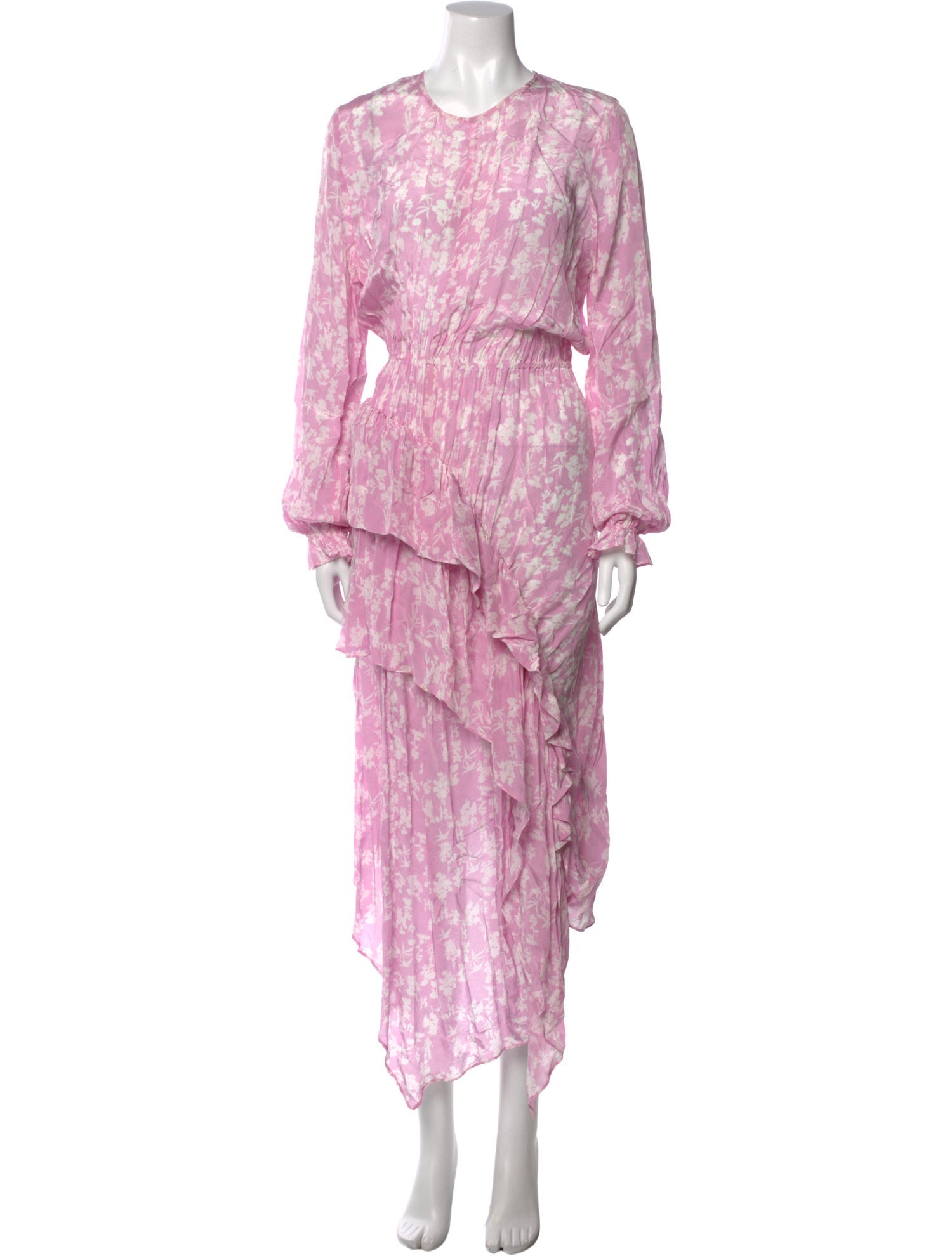 Preen Line Floral Print Long Dress