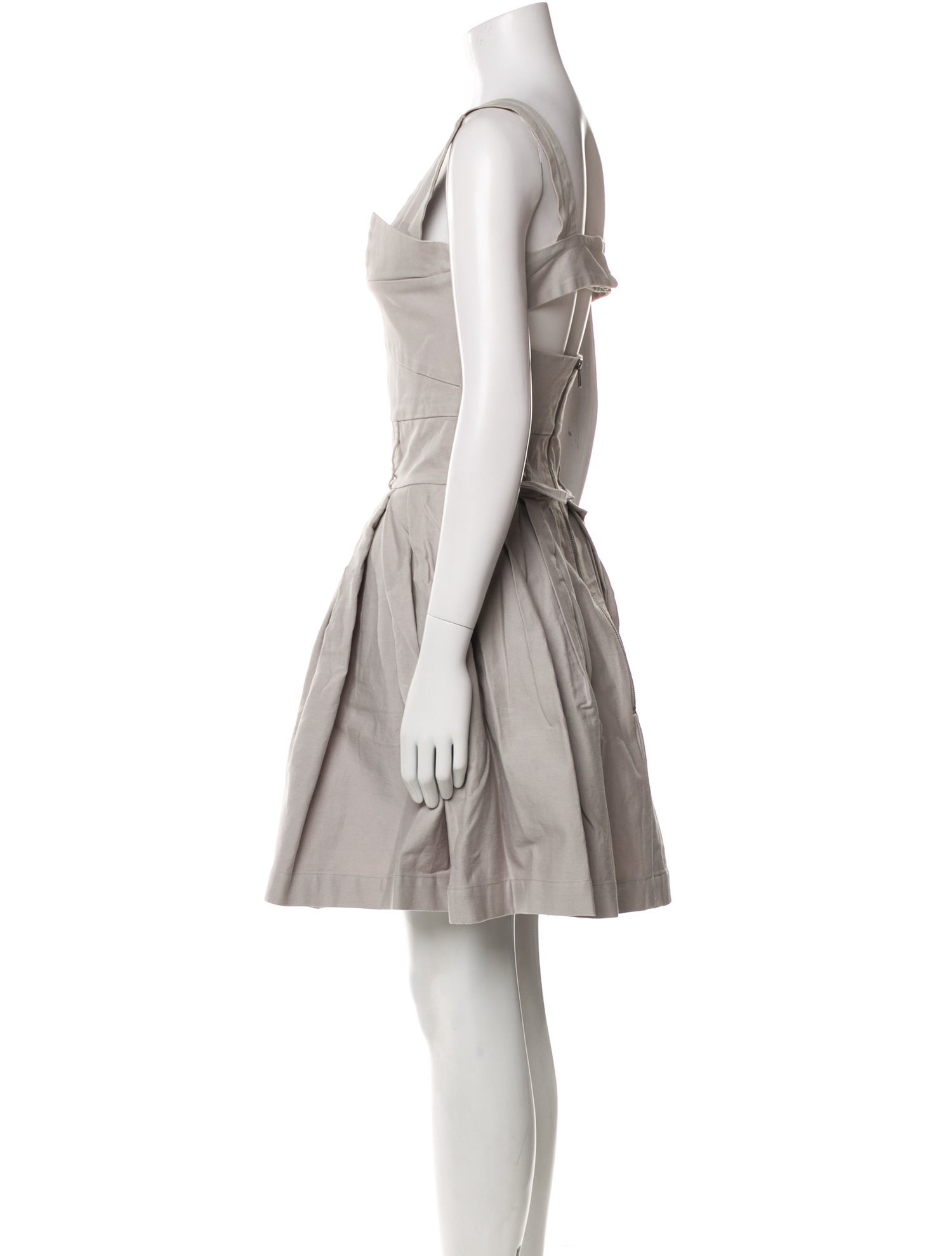 Preen Line Square Neckline Mini Dress