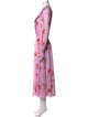 Preen Line Floral Print Long Dress