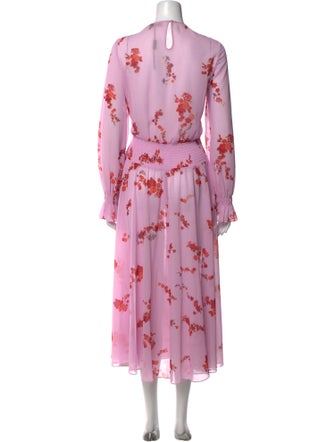 Preen Line Floral Print Long Dress